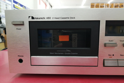 ラジオ・コンポ Nakamichi 480 2 Head Cassette Deck Nakamichi 480 2 Head Stereo Cassette Deck AC100V 50/60Hz Silver