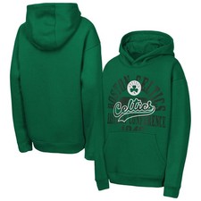 Youth Outerstuff Kelly Green Boston Celtics Sweep Hoodie