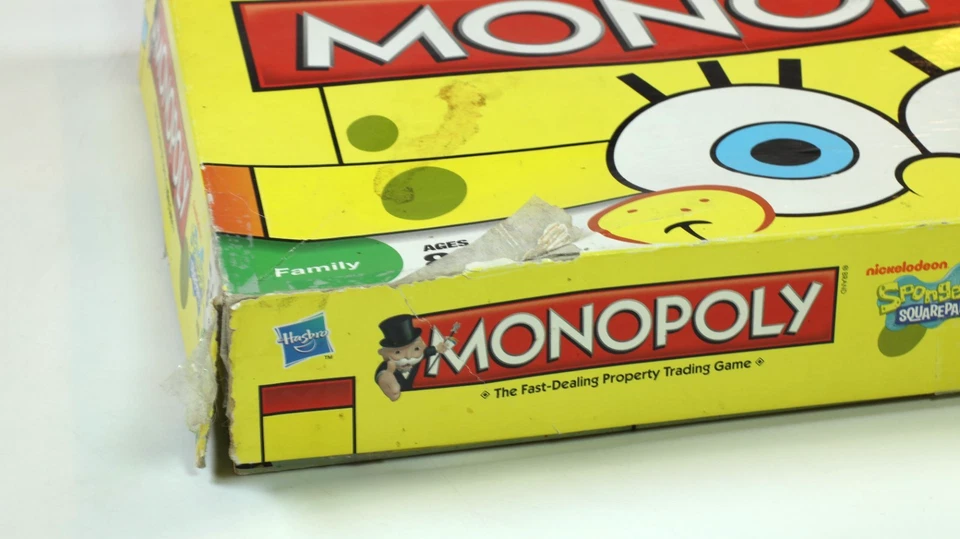 Monopoly Bob Esponja Pantalones Cuadrados Edición Incompleto Foto 2 de 4