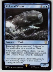 Colossal Whale 186/597 Rare Commander: The Lord of the Rings: Tales of Middle-earth