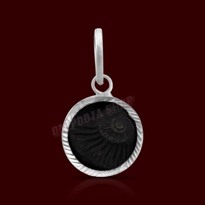Good Luck Shaligram Stone Locket  OM POOJA SHOP