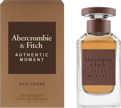 Abercrombie & Fitch Authentic Moment Man Eau de Toilette Parfum 100ml Spray