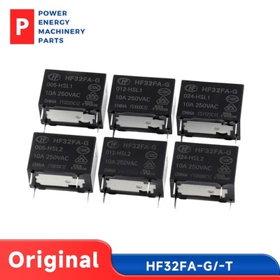 5pcs HF32FA-G/-T-005 012 024-HSL1 HSL2 ZS1 ZS2 VDC PCB Relay 4/5Pin