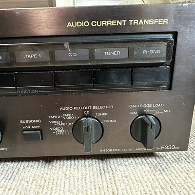 SONY TA-F333ES Integrated Stereo Amplifier AC100V 50Hz/60Hz Black