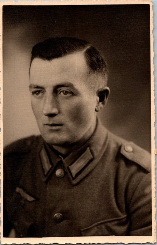 WW2 WWII German Kriegsmarine Military Wehrmacht Photo Postcard Studio Portrait