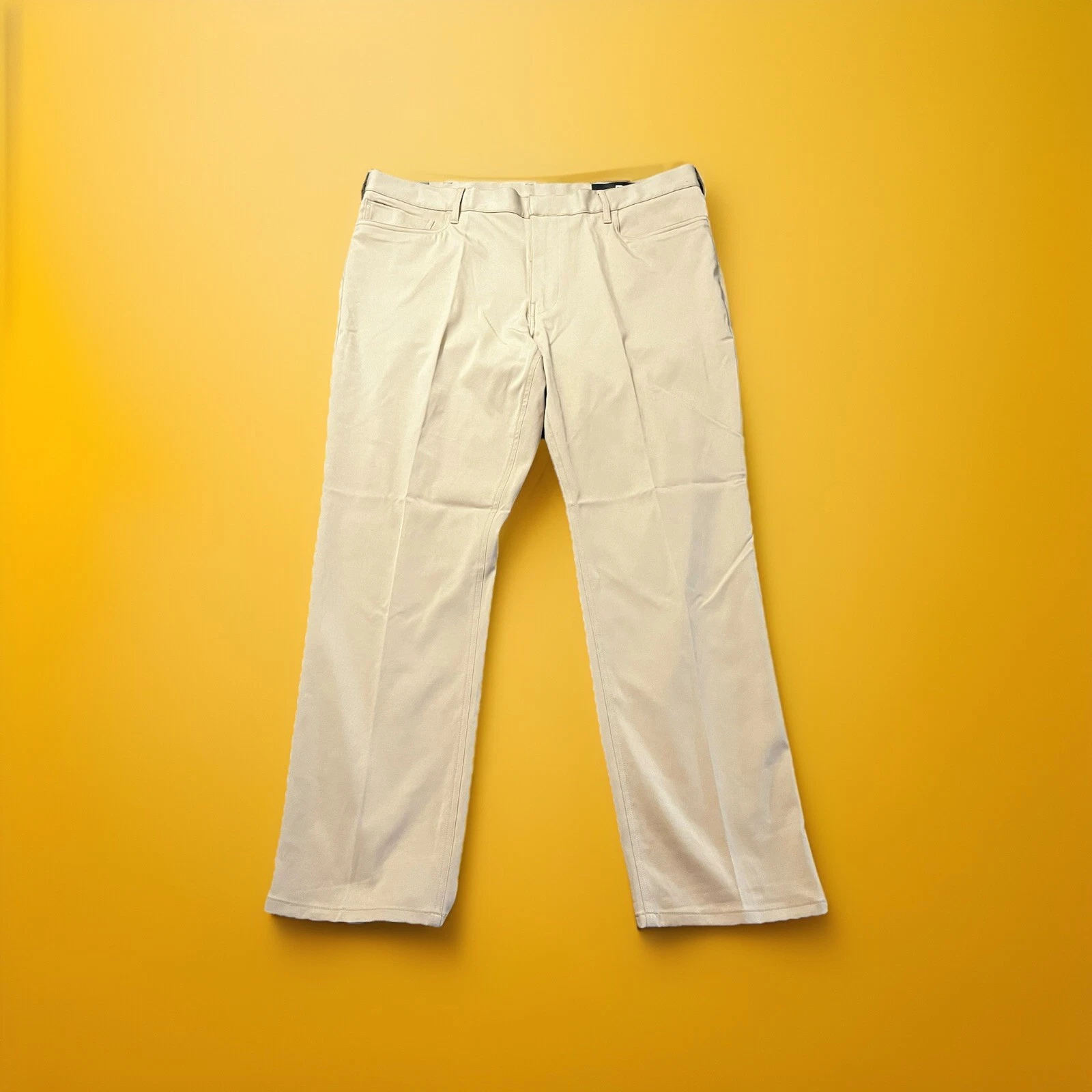 RLX Ralph Lauren Golf Pants Mens 38x30 Tailored Fit Performance Wicking Beige