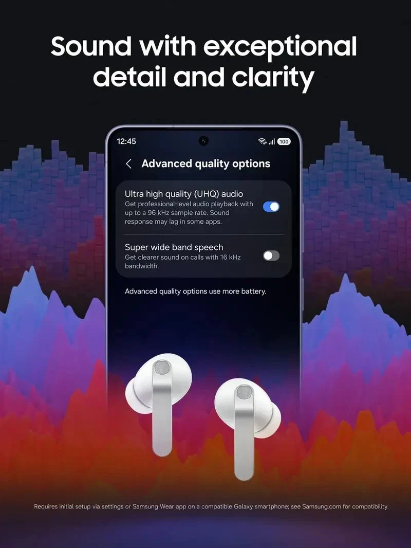 Auriculares inalámbricos Samsung Galaxy Buds4 Pro. Negro. NUEVO.