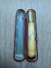 Vintage Zigarettenspitze mit Etui &ndash; Bakelit / Kunststoff &ndash; ca. 1920&ndash;50