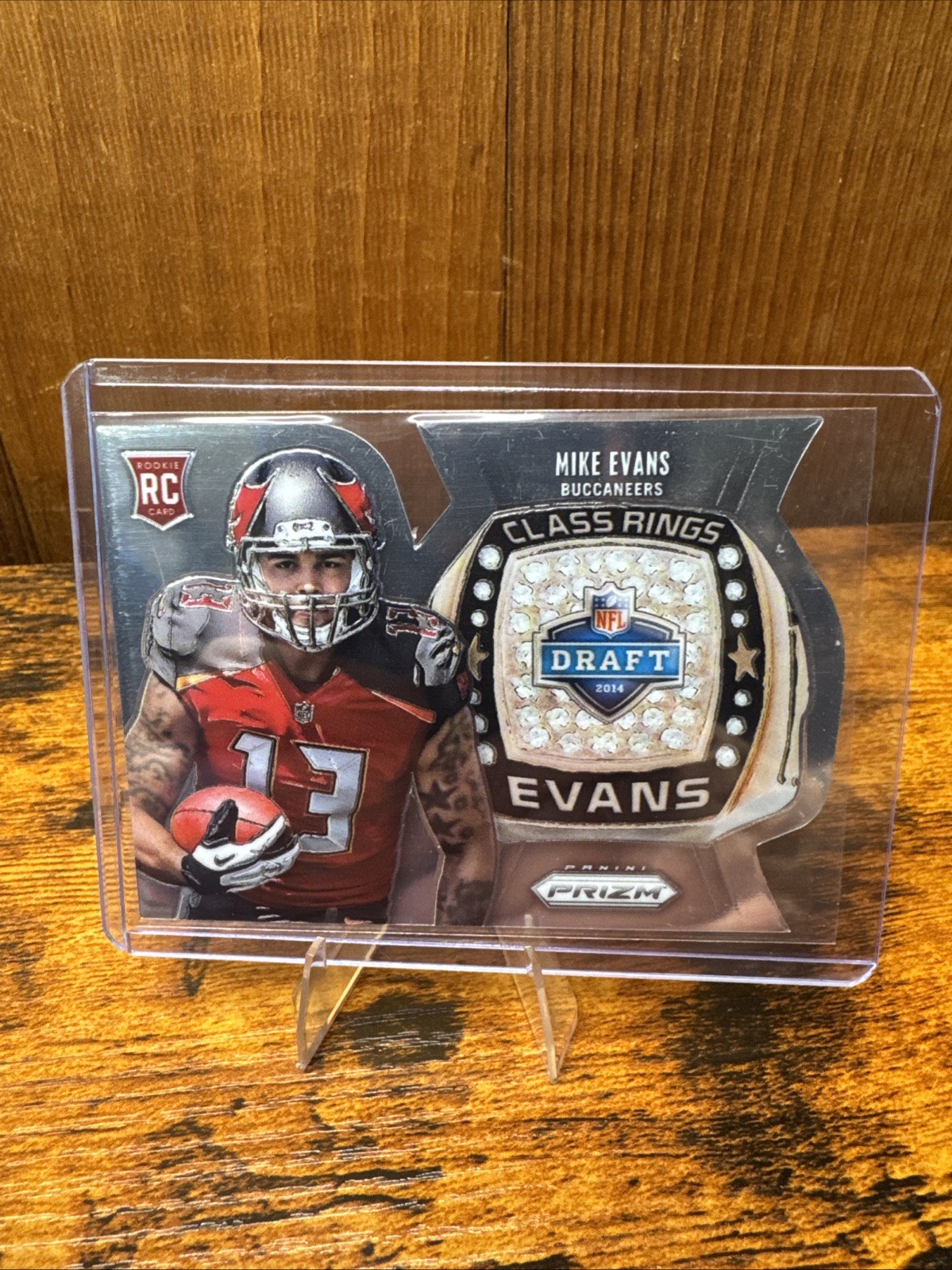MIKE EVANS 2014 PANINI PRIZM #CR6 ROOKIE CLASS RINGS RC BUCCANEERS