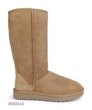 UGG Classic Tall II Chestnut Suede Fur Boots Womens Size 10 -NIB~