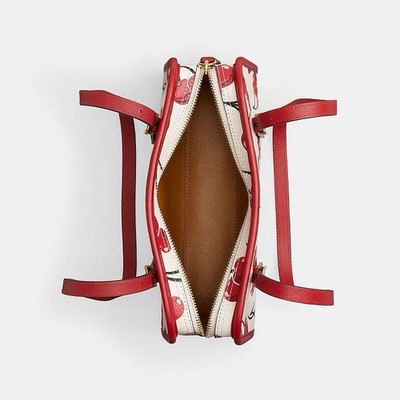 Coach Swing Zip Bag With Cherry Print $425 NWT Cz494 | eBay