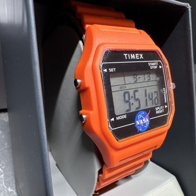 Timex x NASA Artemis 'Lunar Orange' 36mm Watch (TW2Y13300) NEW