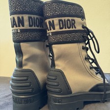 Ram Raid Dior Collins Street Dior Combat Black Boots For Women For