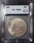 1885 O $1 Morgan Dollar ICG MS65 Toned