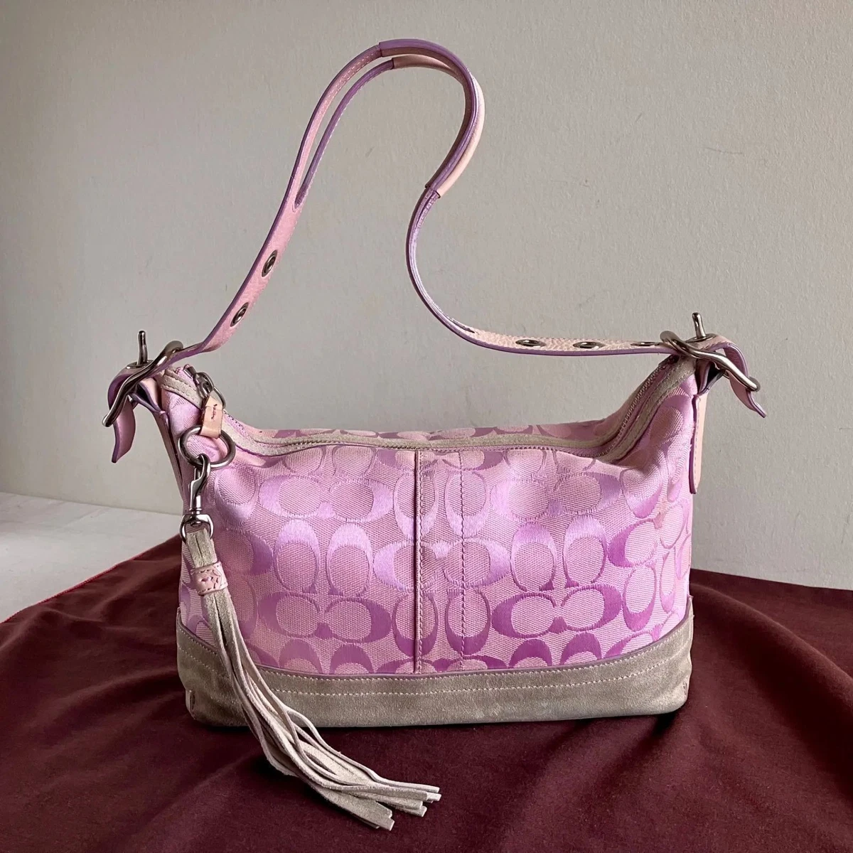 Coach Pink Soho Handbag for sale | eBay