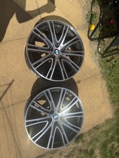 759i 20” GENUINE BMW 5 SERIES G30 G31 FRONT ALLOY WHEEL GREY DIAMOND CUT 8053501