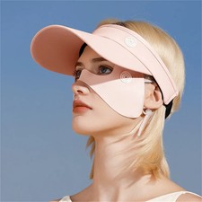 Summer Ice Silk Mask Sunscreen Face Scarf Solid Color Sunscreen Eye Patches UV P