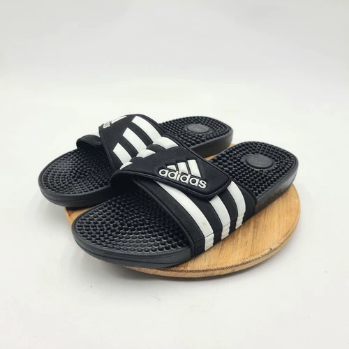 Adidas Adissage Slides Uomo Core Black Cloud White Core Black US 9