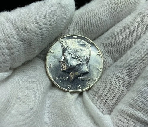 1966  Kennedy Silver Half Dollar Gem BU! SMS P185