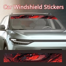 Eyes Pattern Car Front Windshield Waterproof Sunscreen Banner Window Sticker