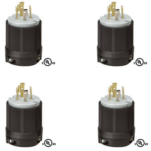 AC 250V 125V 20A Nema L1420P 4Prong Twist Lock Male