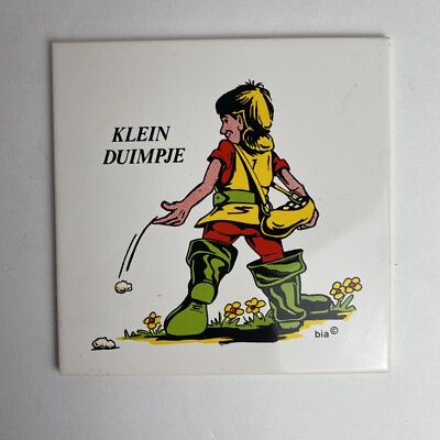 klein duimpje Royal Mosa Holland Bia 6''x6'' Square Tile  Dutch  Hop O My Thumb