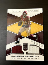 Jamison Crowder 2017 Donruss Elite Coverage Dual Jersey #16 Relic Redskins