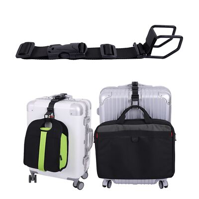 Luggage Hook StrapJ Hook for add a Bag LuggageMulti Adjustment Bag Strap Hook...