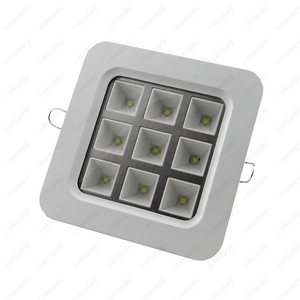 Details About Dimmable N Led Ceiling Recessed Light Fixture Grille Grid Lamp Bedroom Hotel Bar