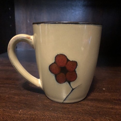 PFALTZGRAFF Aster Mohn braun Kaffeetasse Blume Steinzeug Montessori Home - Bild 5 von 5