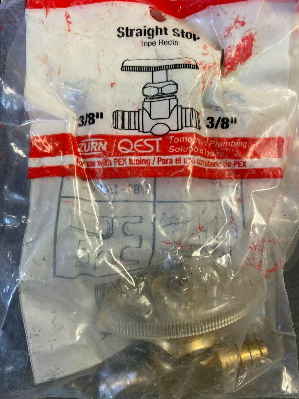 ZURN QEST PEX Straight Stop 3/8" QQV466XNPK1 eBay