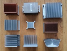    Huge Computer Heatsink Lot Rare Collection Various Shapes Copper Aluminum   
