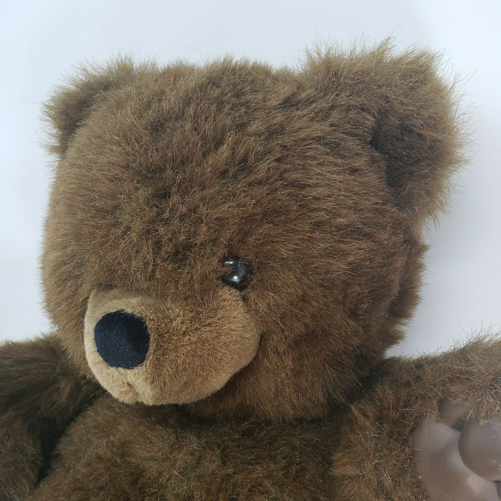 18" BIG VINTAGE 1986 APPLAUSE ZACHARY BROWN TEDDY BEAR STUFFED ANIMAL PLUSH TOY eBay