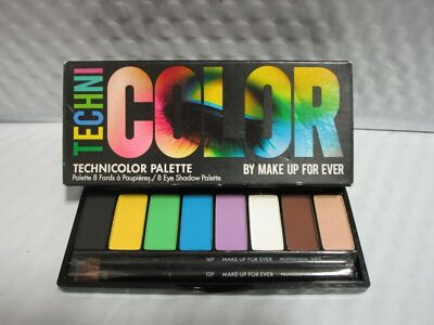 MAKE UP FOR EVER TECHNI COLOR PALETTE 8 EYE SHADOW PALETTE BOXED