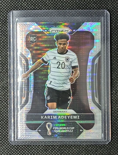 Karim Adeyemi 2022-23 Panini Prizm World Cup Breakaway Refractor Rookie Germany