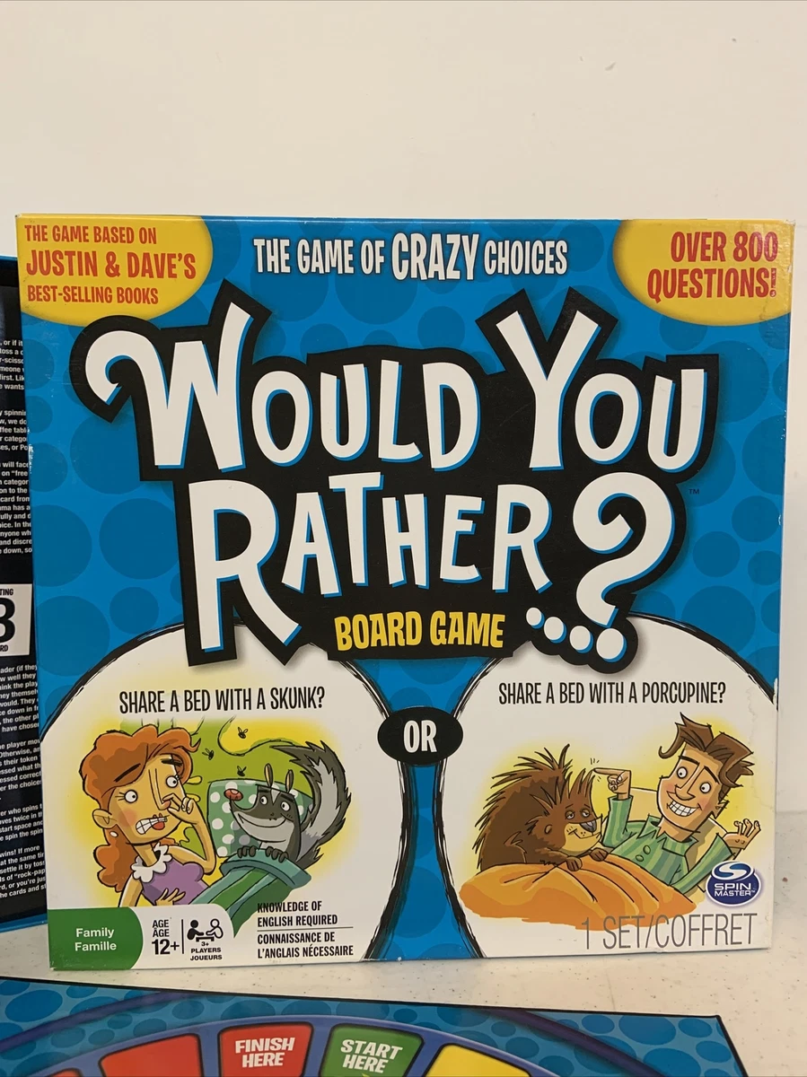 Spin Master Games Would You Rather Board Game