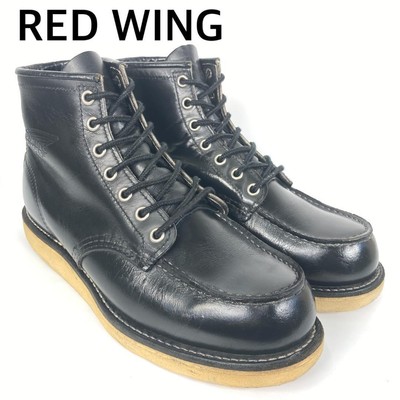 Red Wing Boots 8130 Irish Setter US:7.5E Leather Black 032799d | eBay