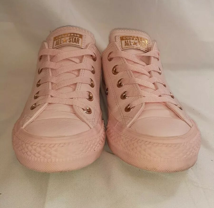 vapour pink rose gold converse
