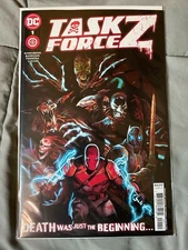 TASKFORCE Z #1 DEATH WAS JUST THE BEGINNING A&B FIRST PRINT NM DC 2021