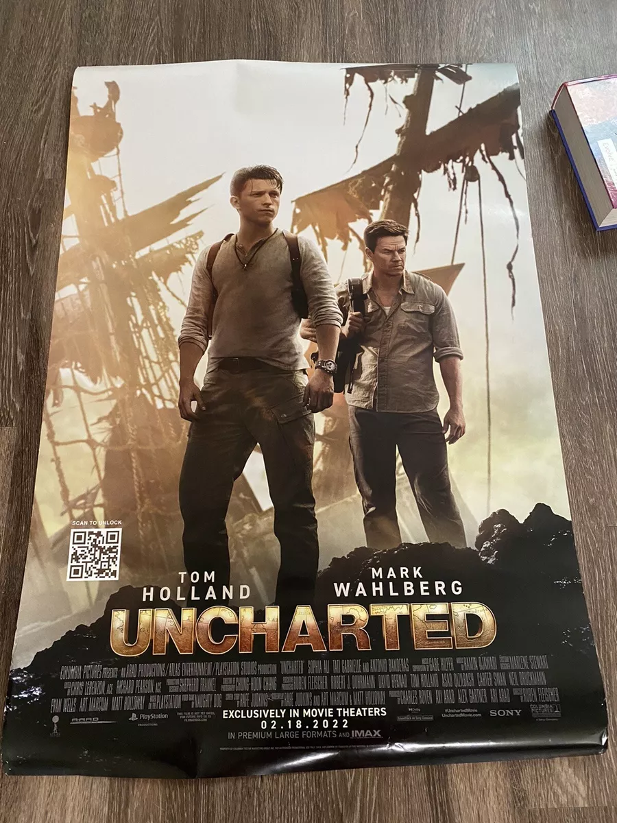 Uncharted movie poster  Tom holland movies, Movie posters, Movie