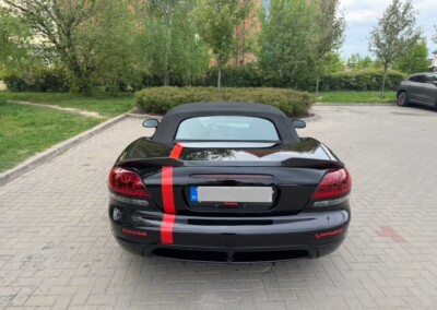 Dodge Viper SRT10 Convertible rear spoiler wing carbon