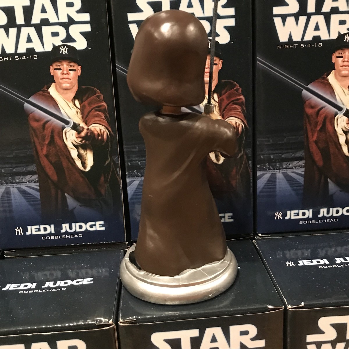Aaron Judge CC Sabathia Jedi New York Yankees Star Wars Bobblehead