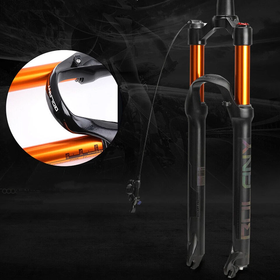 MTB Bike Suspension Air Fork 26/27.5/29" Adjustment Manual/Remote Bicycle Fork - Image 3 of 4