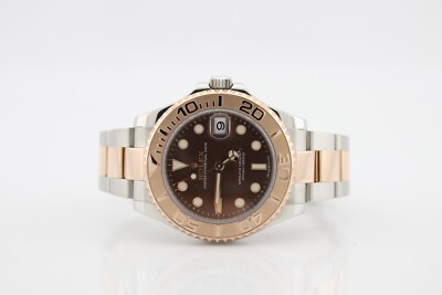 ★♡ 2022 ROLEX Yacht-Master 268621 37mm 18K Rose Gold Chocolate