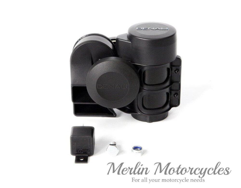 R&G Motorcycle / Car Heavy Duty Denali SoundBomb Dual Tone Horn LOUD 120db