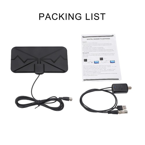 TV Antenna Newest 4k 1080p HDTV Indoor Digital Amplified Up 3600Miles/AC Adapter - Picture 22 of 23
