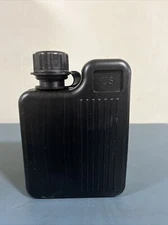 US Military Surplus Square Black Plastic Water Canteen Pack Engine/Trans Oil Can