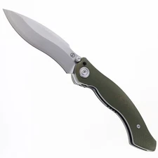Maxace Vortex-S Folding Knife Green Micarta Handle SLD-magic Plain Edge M26B
