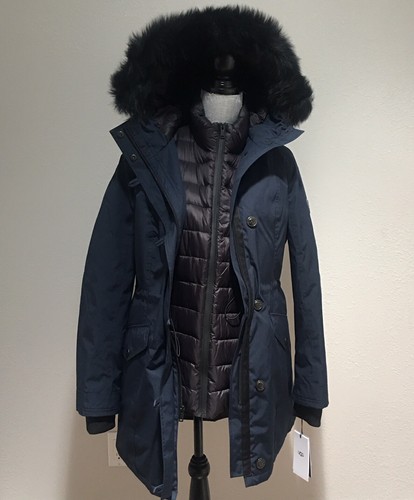UGG ADIRONDACK PARKA NAVY 3 IN 1 HOODED 