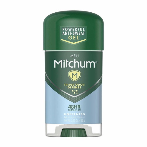(12 Pack) NEW Mitchum Gel Unscented Anti-Perspirant Deodorant 2.25 oz - Picture 2 of 5